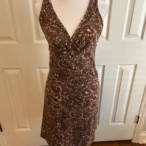 Patagonia Brown Patterned Midi Dress